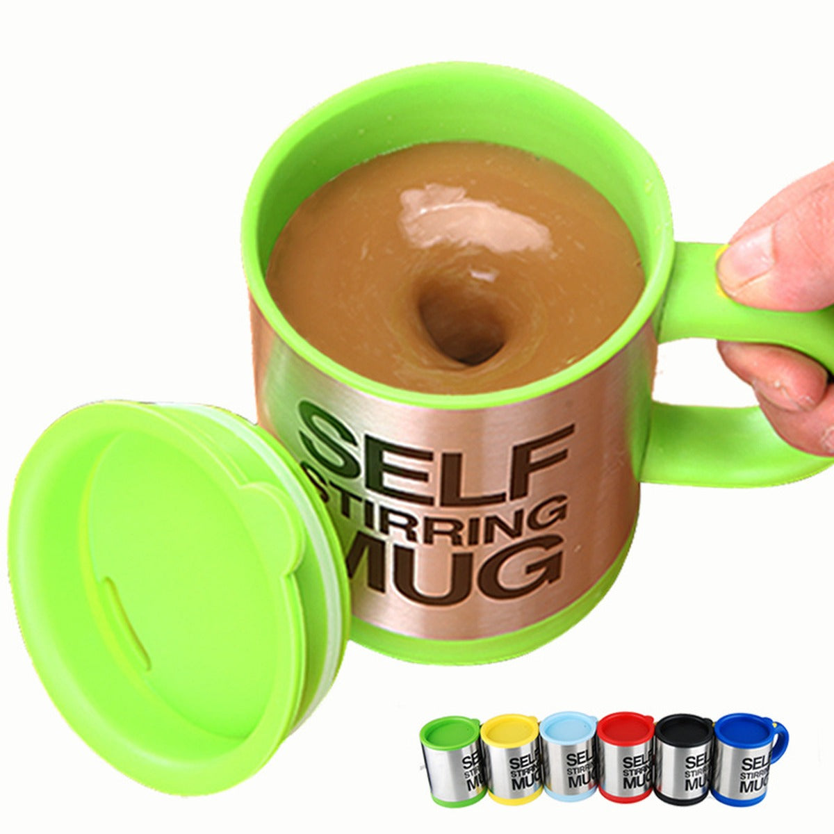 16oz Self-Stirring Stainless Steel Mug #Y1940