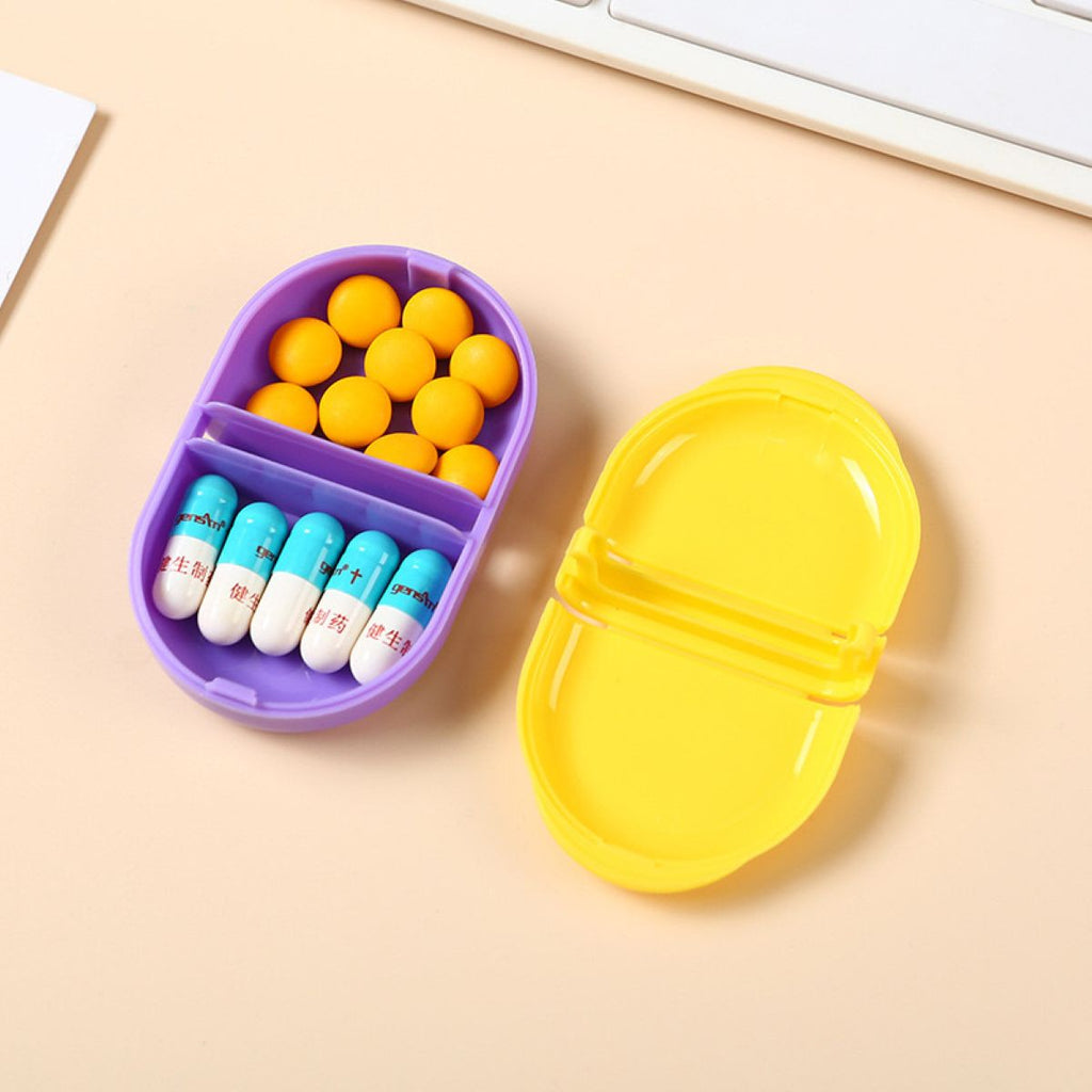 Pill Box Organizer Pocket Small Case Holder #Y1975