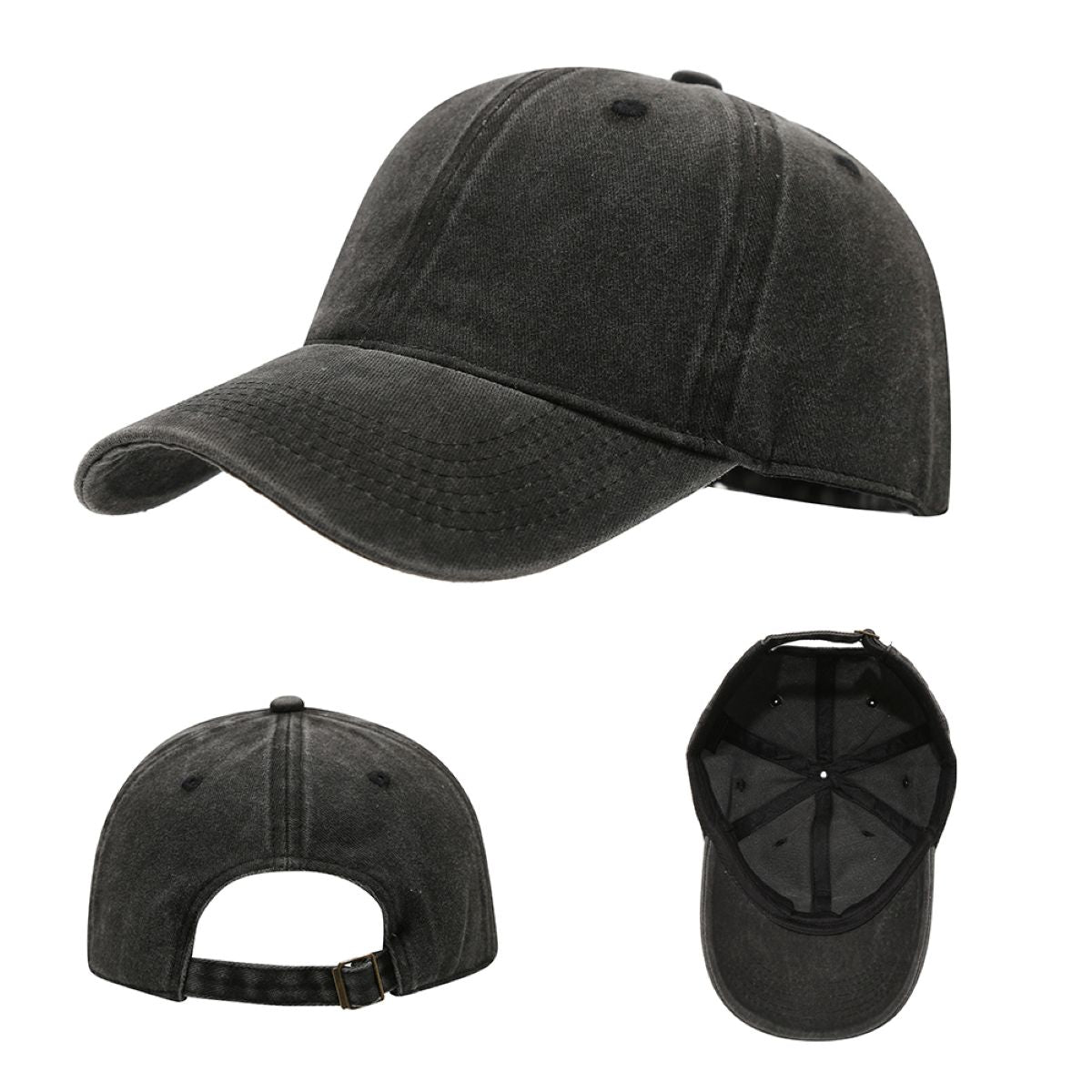 6-Panel Washed Cotton Unconstructed Baseball Cap #AND212