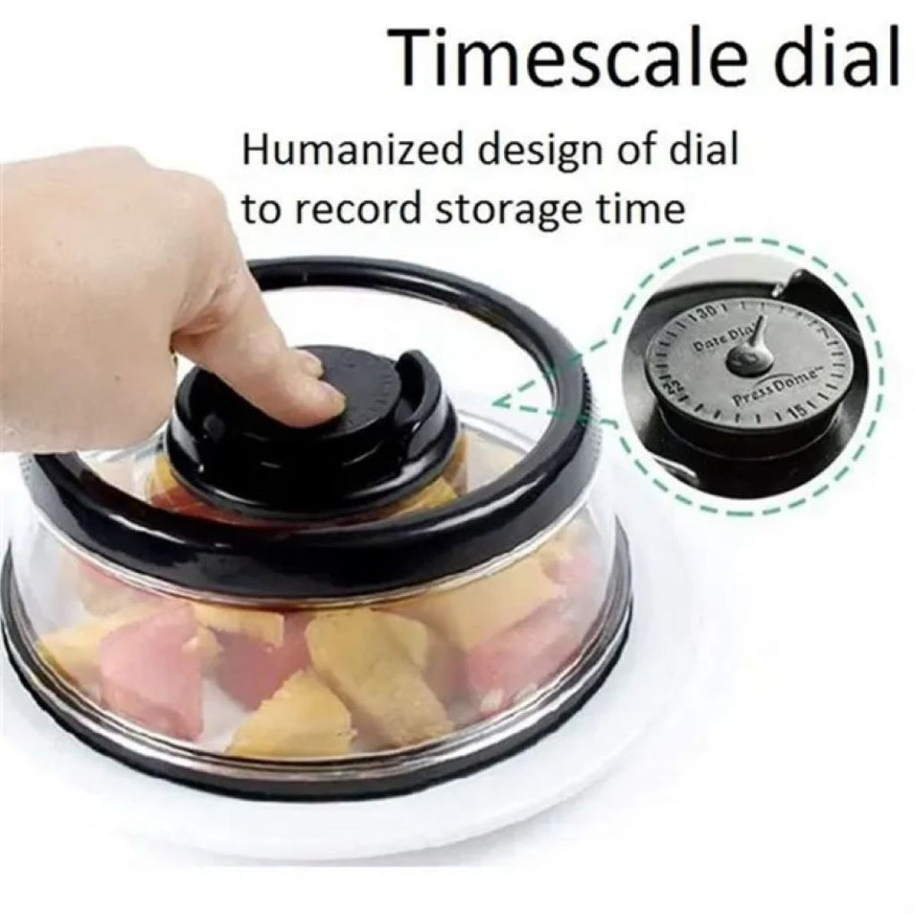 Press-Type Vacuum Silicone Food Fresh-Keeping Cover #ENZO514