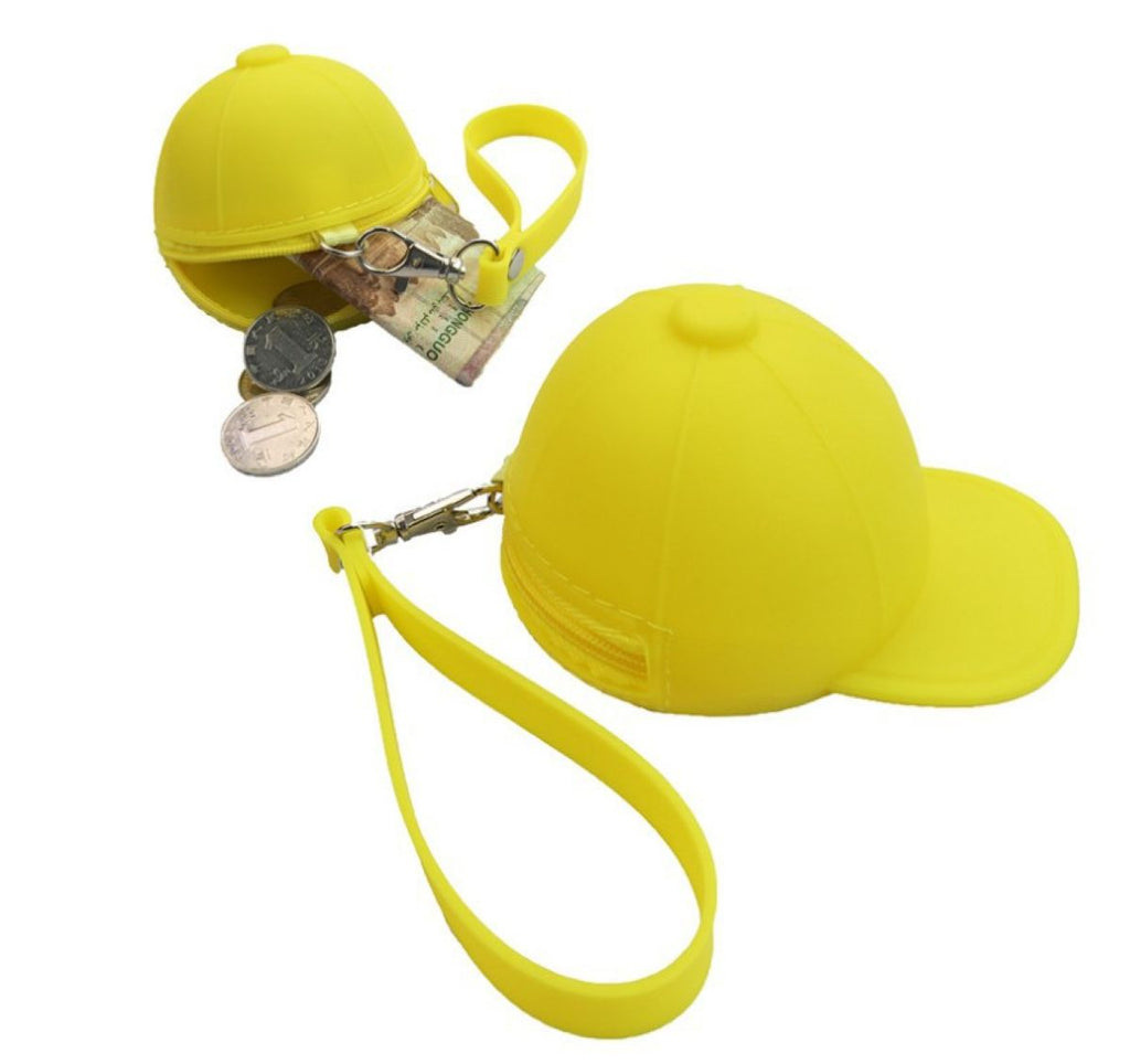 Silicone Cap Zipper Coin Purse