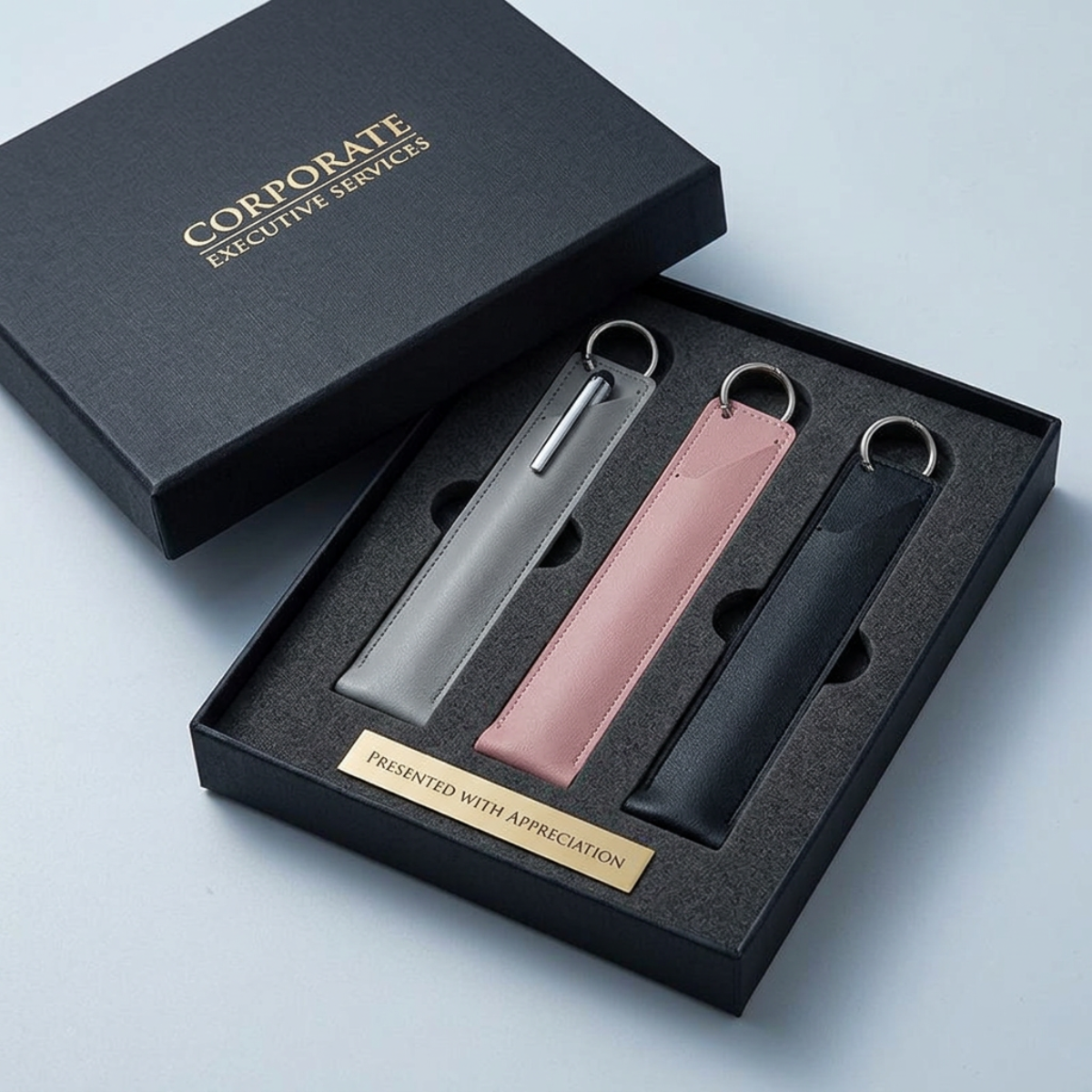Pu Leather Pen Holder