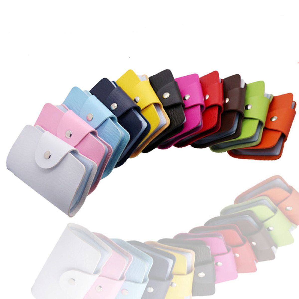 Multi-Slot PU Card Holder Wallet #U943