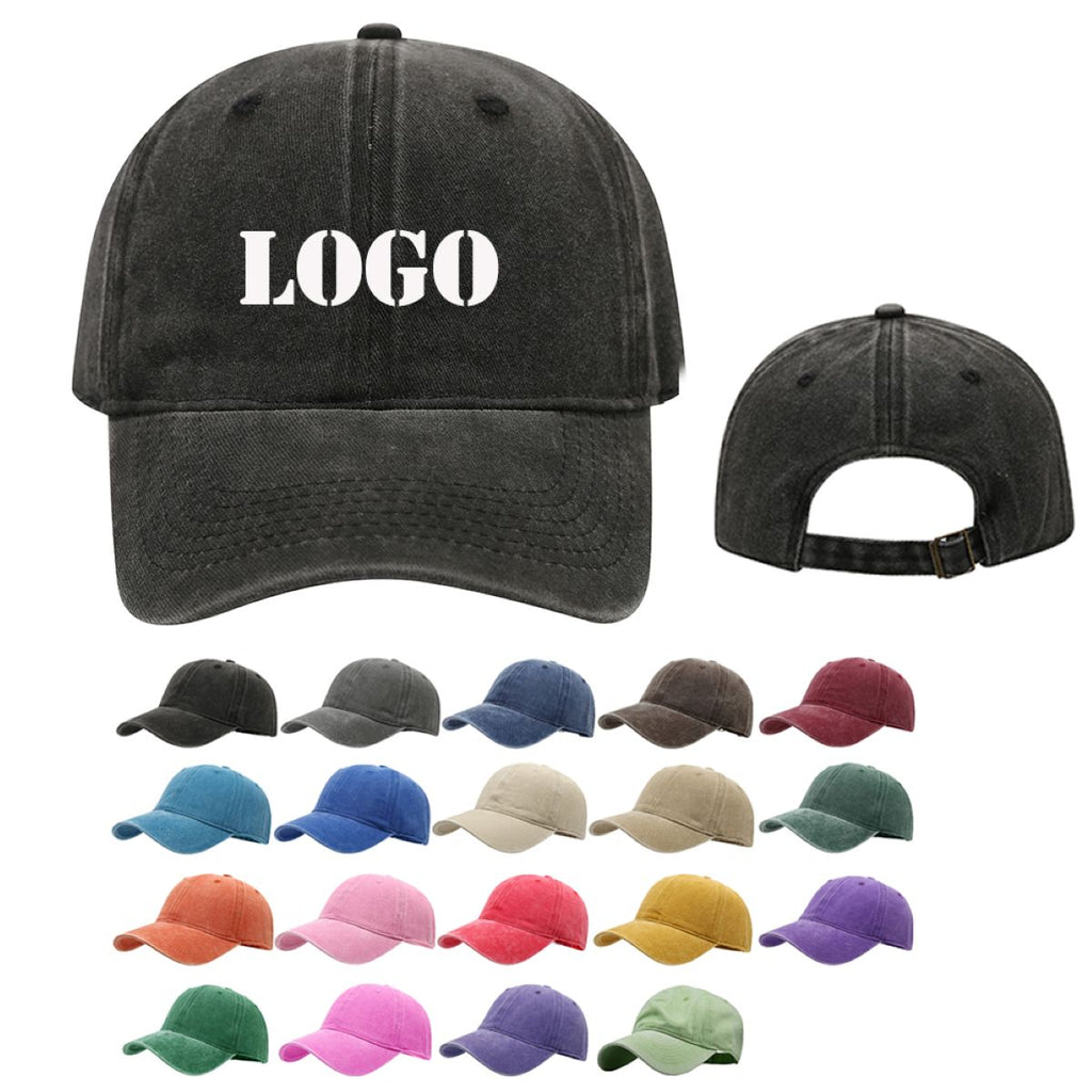 6-Panel Washed Cotton Unconstructed Baseball Cap #AND212