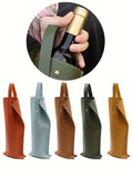 Portable Reusable Leather Wine Gift Carrier Tote Bag #Y1957