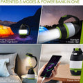 Three In One Portable Touch Rechargeable Camping Led Lamp