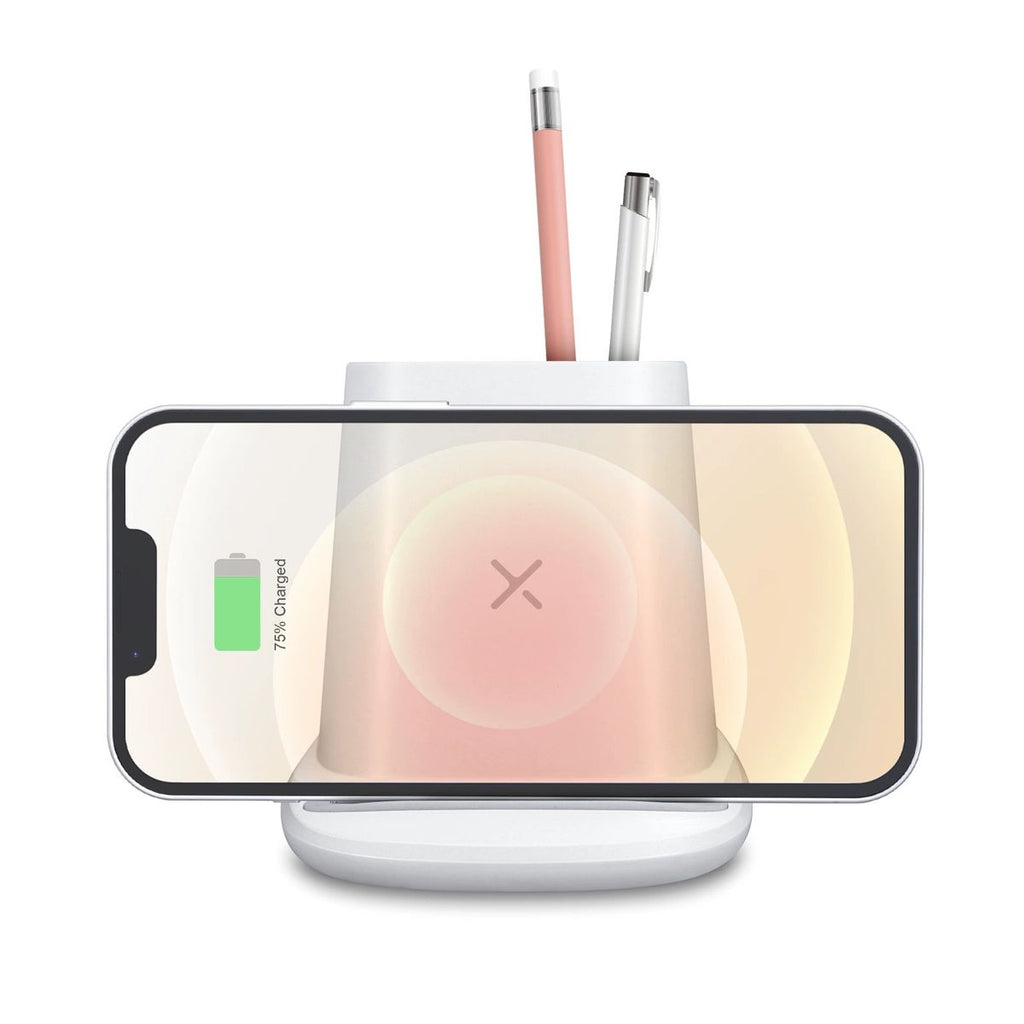 Wireless Charging Pen Holder W Dual Outputs