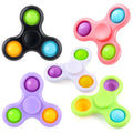 3-Bubble Fidget Push Pop Spinner #AND202