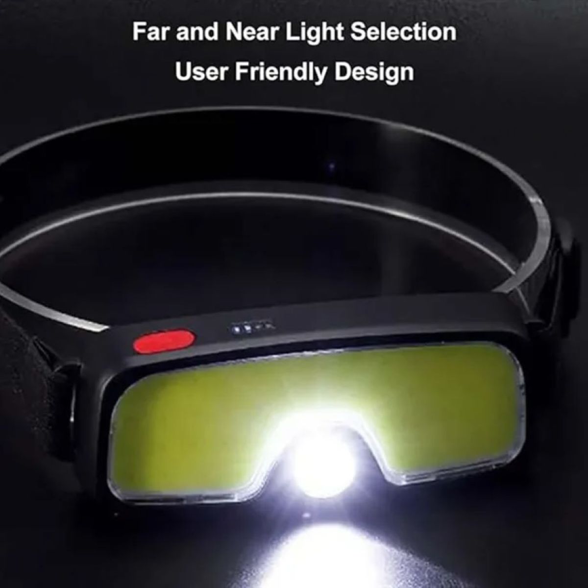 Waterproof Super Bright Cob Headlamp