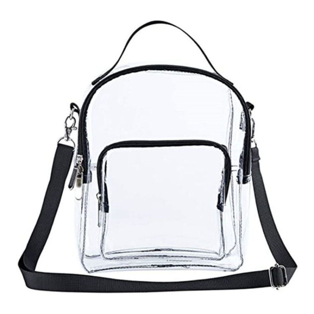 Transparent Top-Handle Crossbody Bag #Y1821
