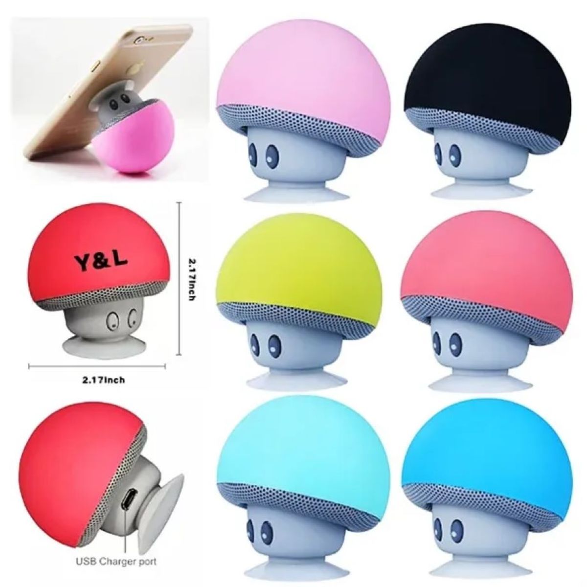 Shroom Bt Speaker Mobile Phone Holder