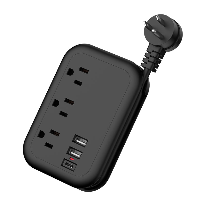 Tower Power Strip Flat Plug