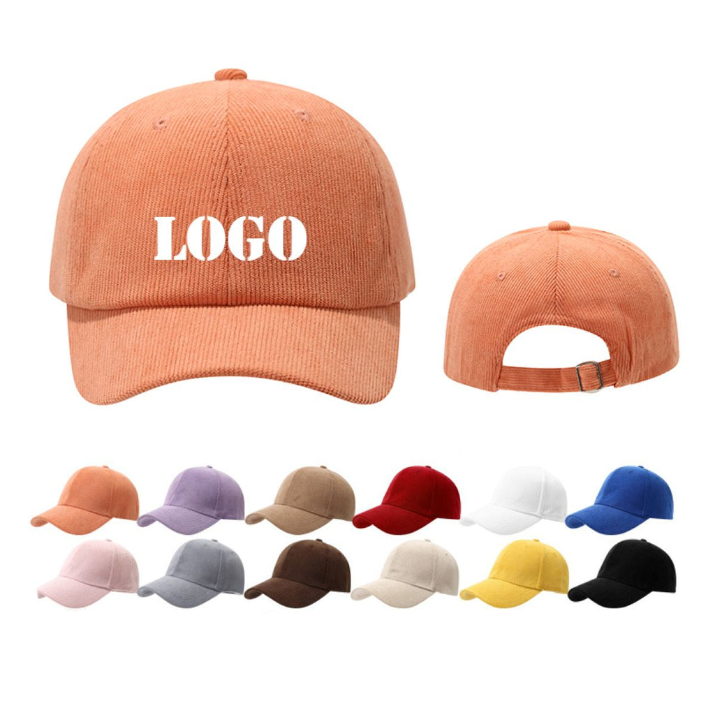 Classic 6-Panel Corduroy Baseball Cap #AND220