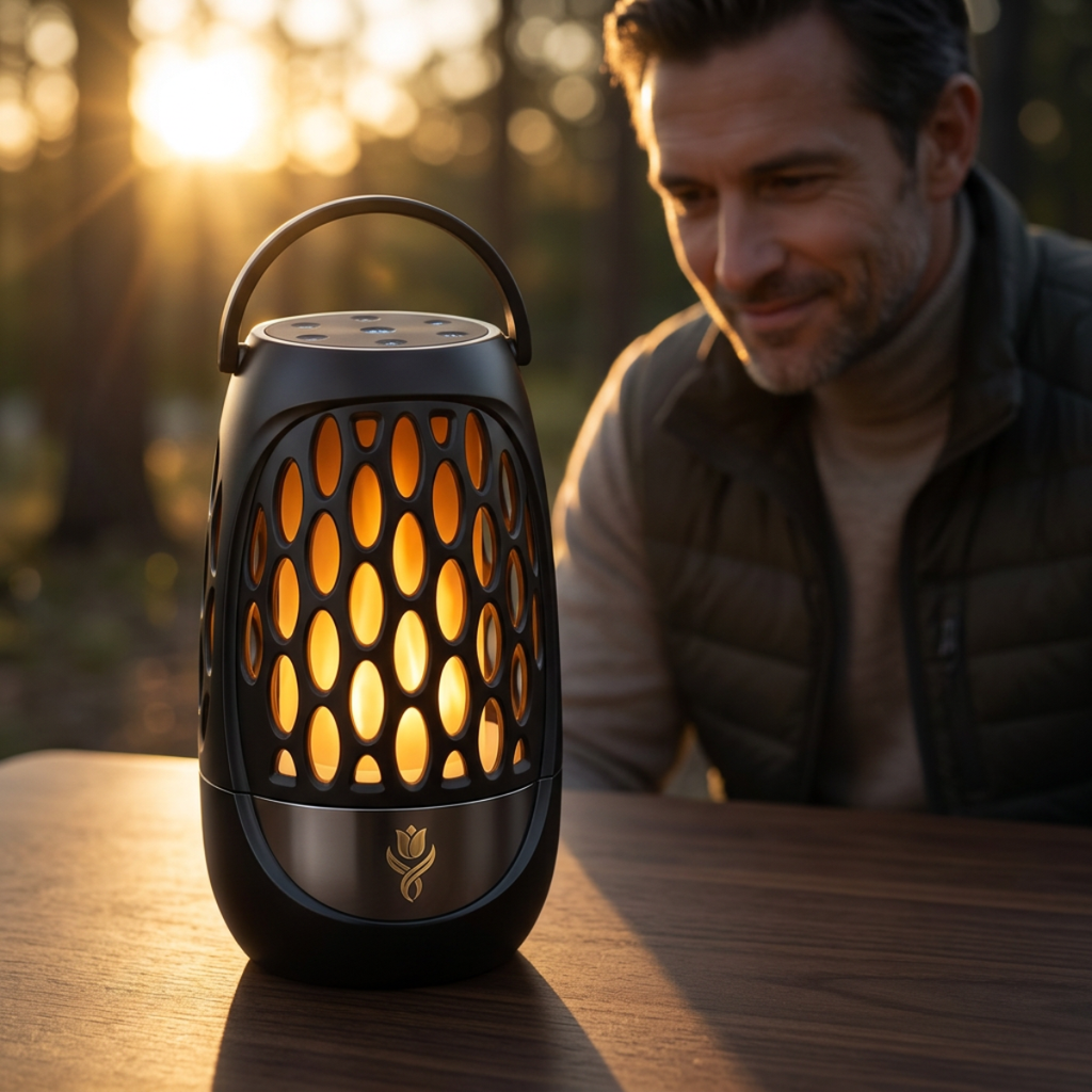 Aws Flame Lantern Speaker Sound Machine Kit