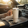 40 Oz Tumbler With Handle And Straw Lid