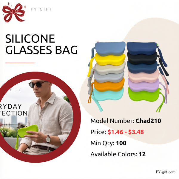 Peony Silicone Eyewear Pouch #CHAD210