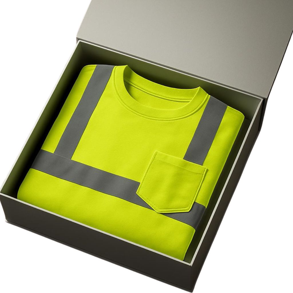 High Visibility Reflective Tape Short Sleeve Safety T Shirt