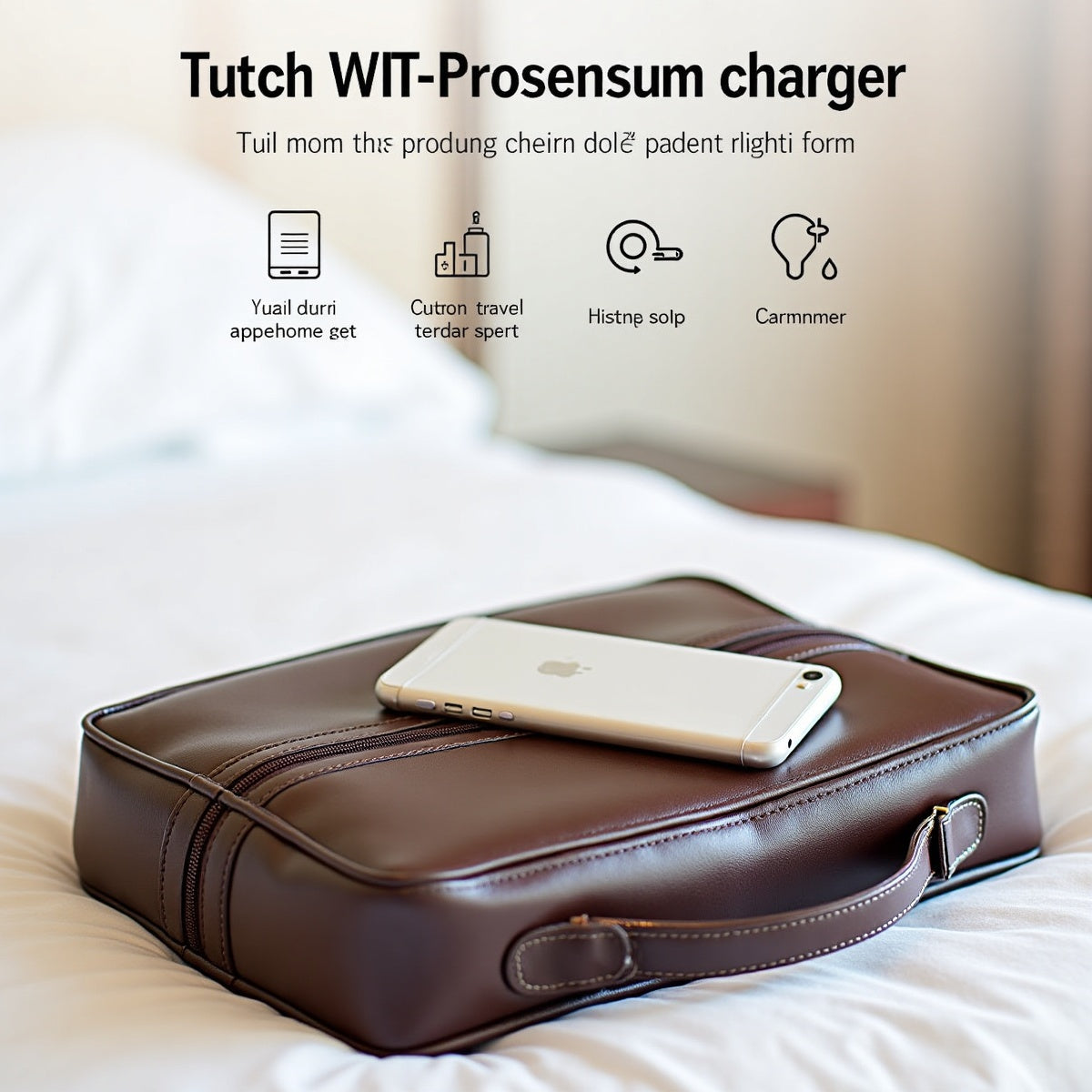 10000Mah 3 In 1 Qi Power Bank Wireless Portable Charger