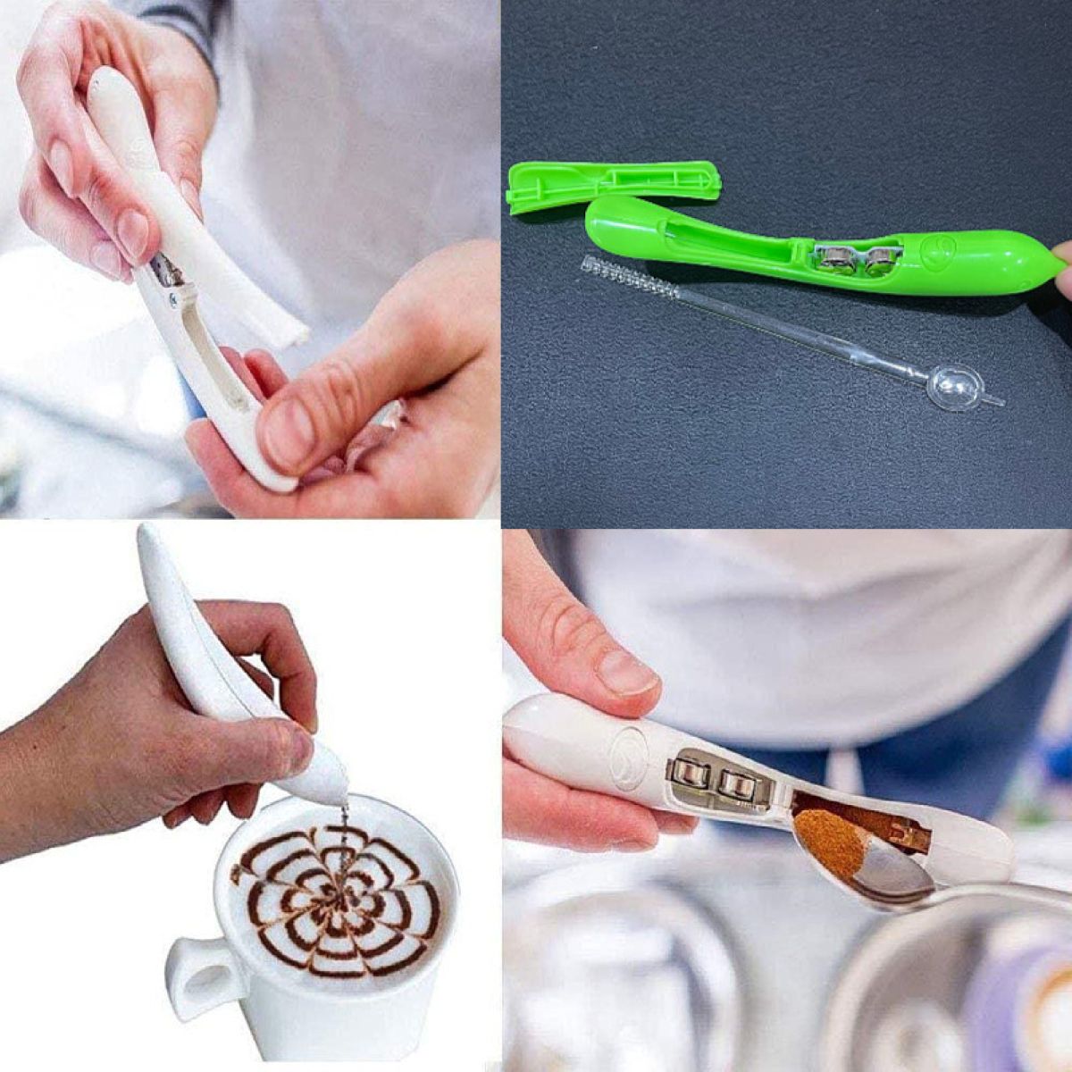 Latte Art Electrical Coffee Carving Pen #Y2014
