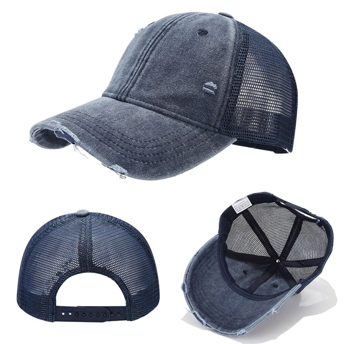 Adjustable Vintage Washed Distressed Cotton Baseball Cap
