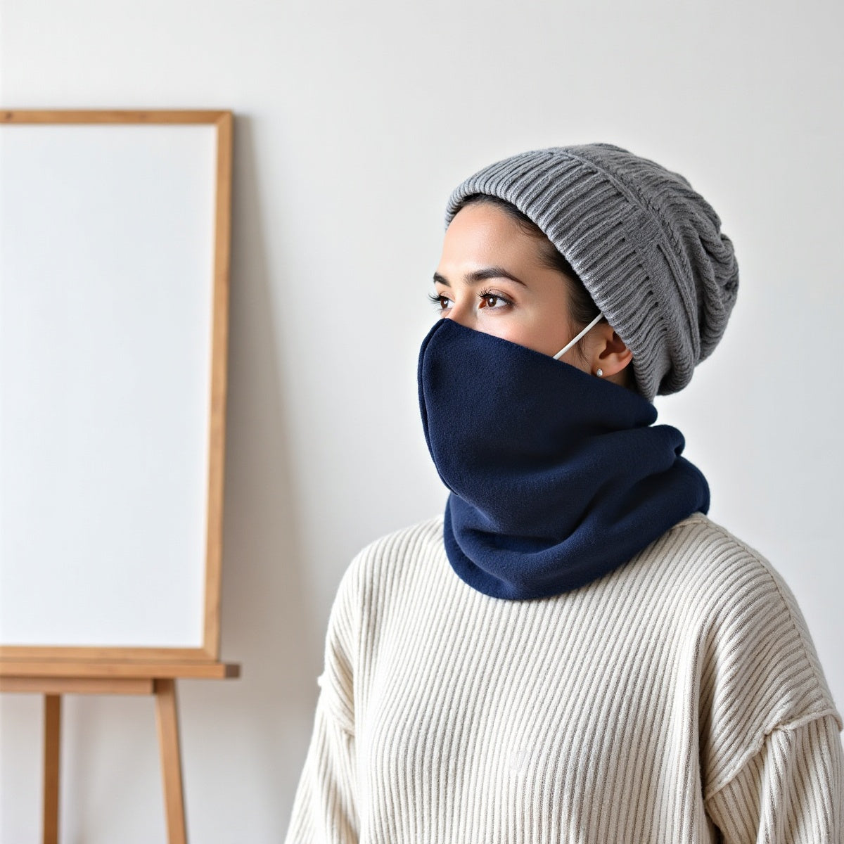 Multifunctional Headwear For Winter Warm Hat Neck Gaiter Face Mask