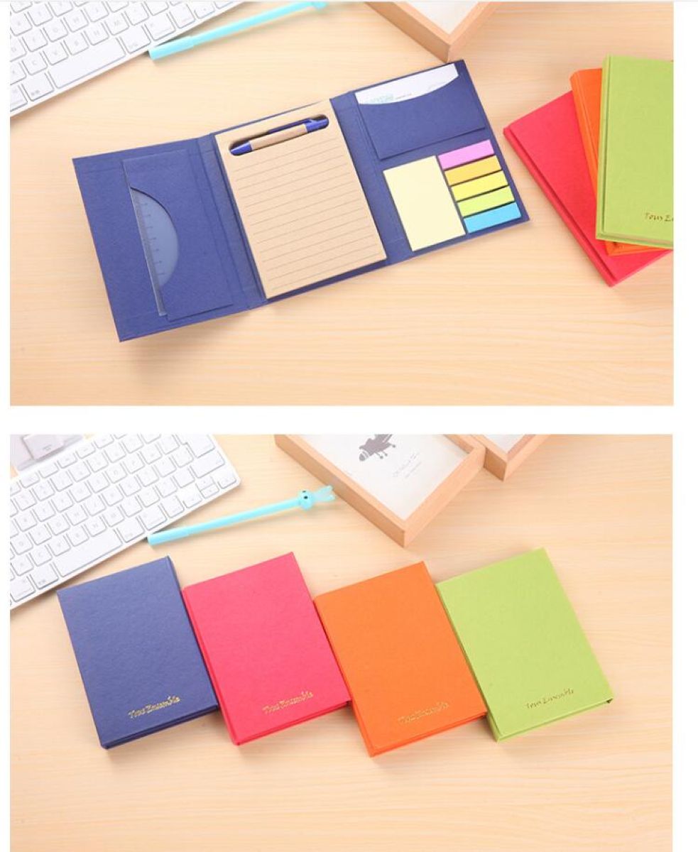 70pages Kraft Pocket Journal Notebook Paper Sticky Notes