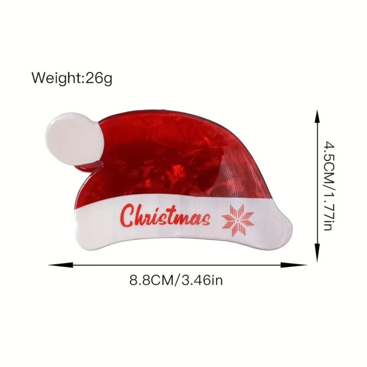Santa Hat Styled Fashion Hairpin
