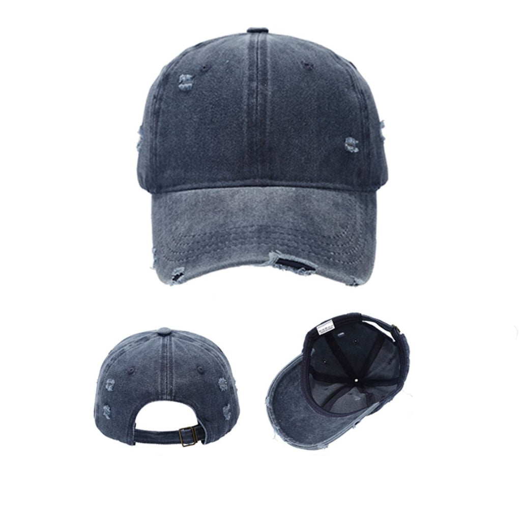 Vintage Washed Distressed Baseball Cap #AND215
