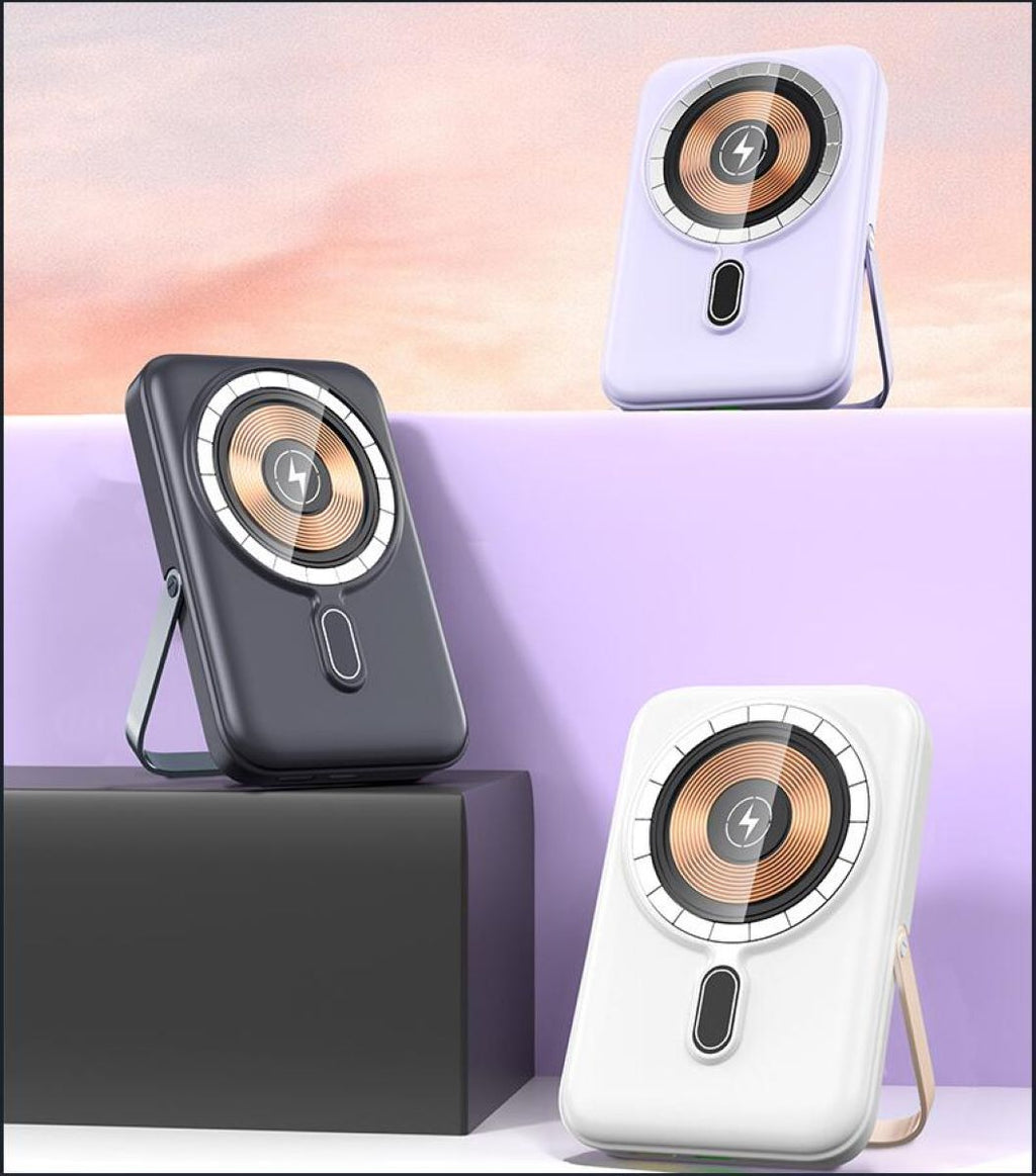 10000 Mah Magnetic Wireless Charger With Stand