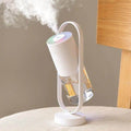 Colorful Night Light Projection Rotary Humidifier