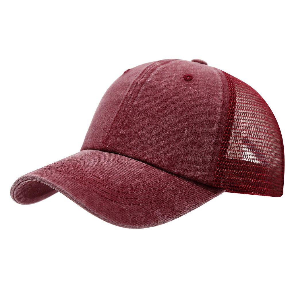 6-Panel Washed Cotton Trucker Cap #AND227
