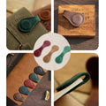 Magnetic Leather Bookmark