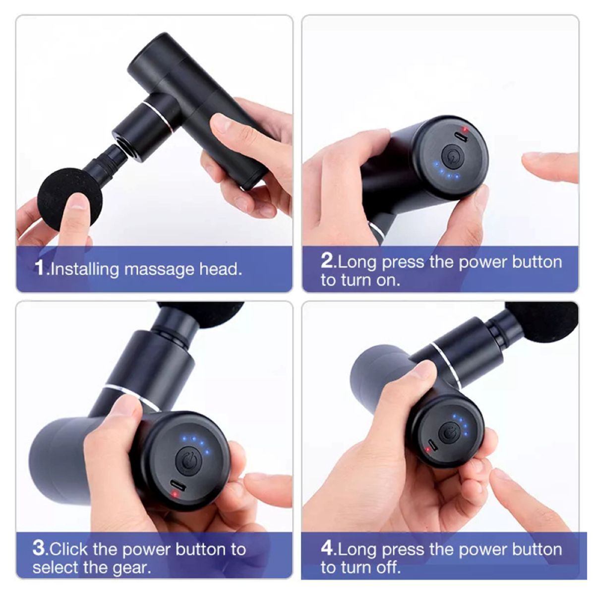 Handheld Electric Mini Massage Gun