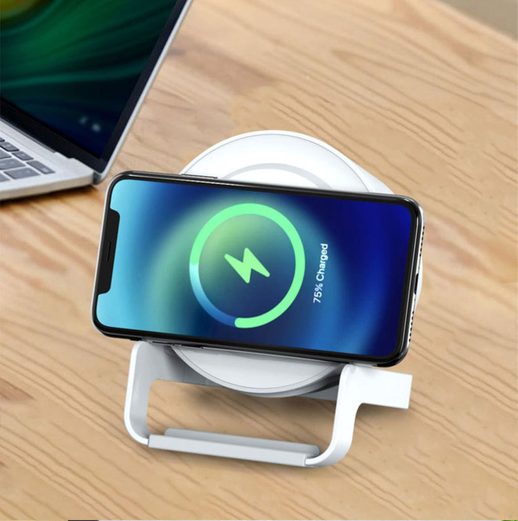 3-in-1 Wireless Speaker Lamp with Charger #Y1796