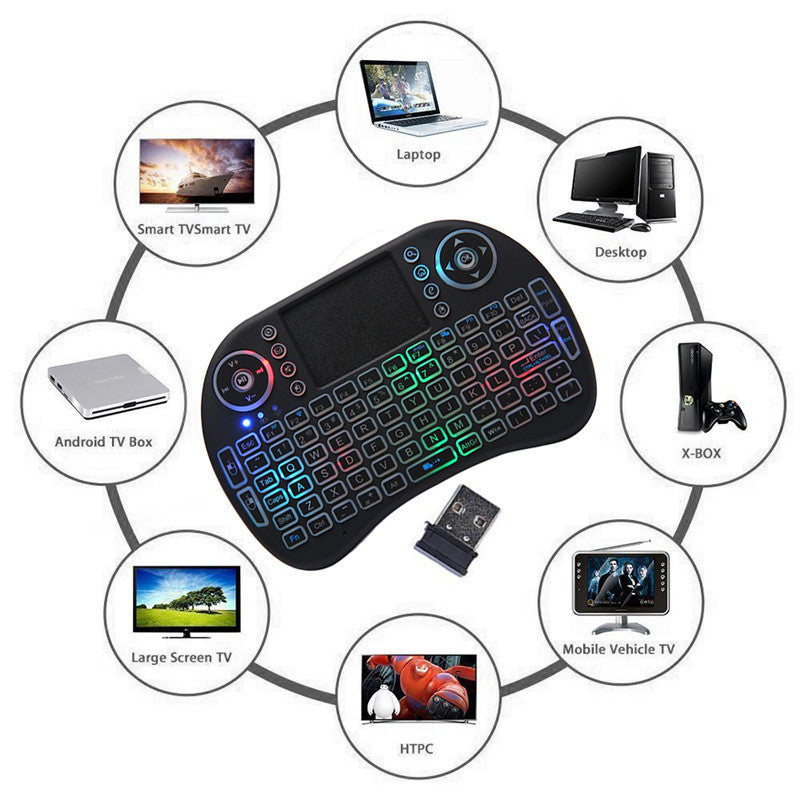 Mini Wireless Keyboard With Touchpad Mouse