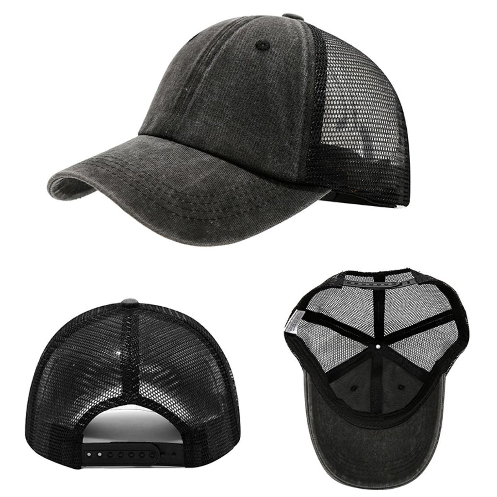 6-Panel Washed Cotton Trucker Cap #AND227