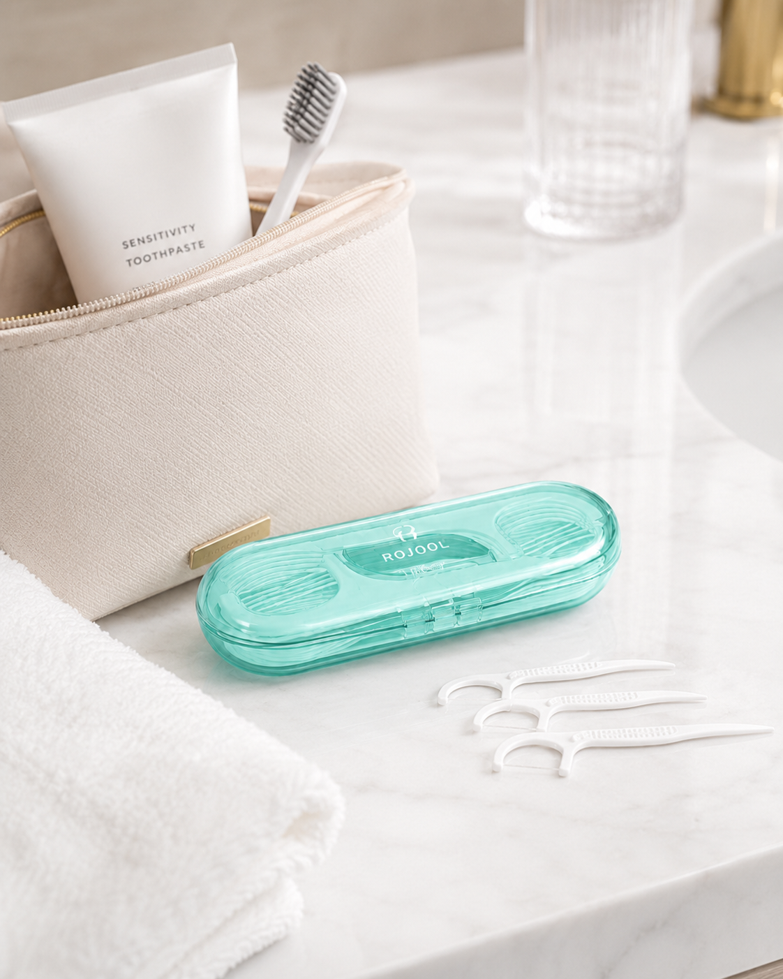 Travel Dental Flosser Dispenser #Y808