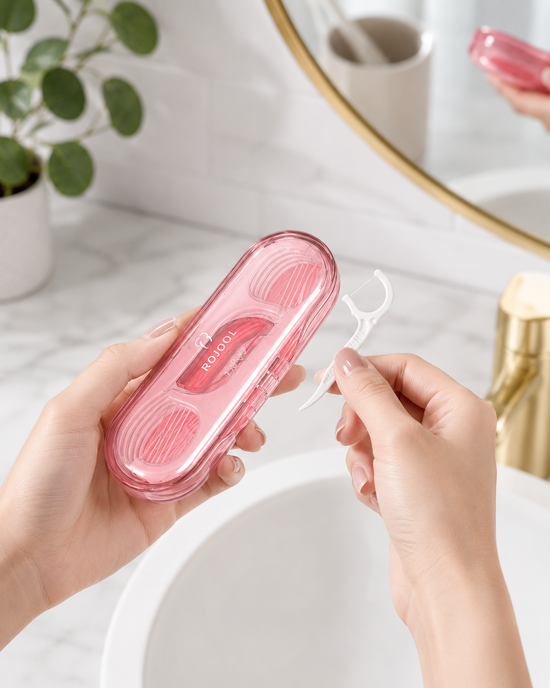 Travel Dental Flosser Dispenser #Y808
