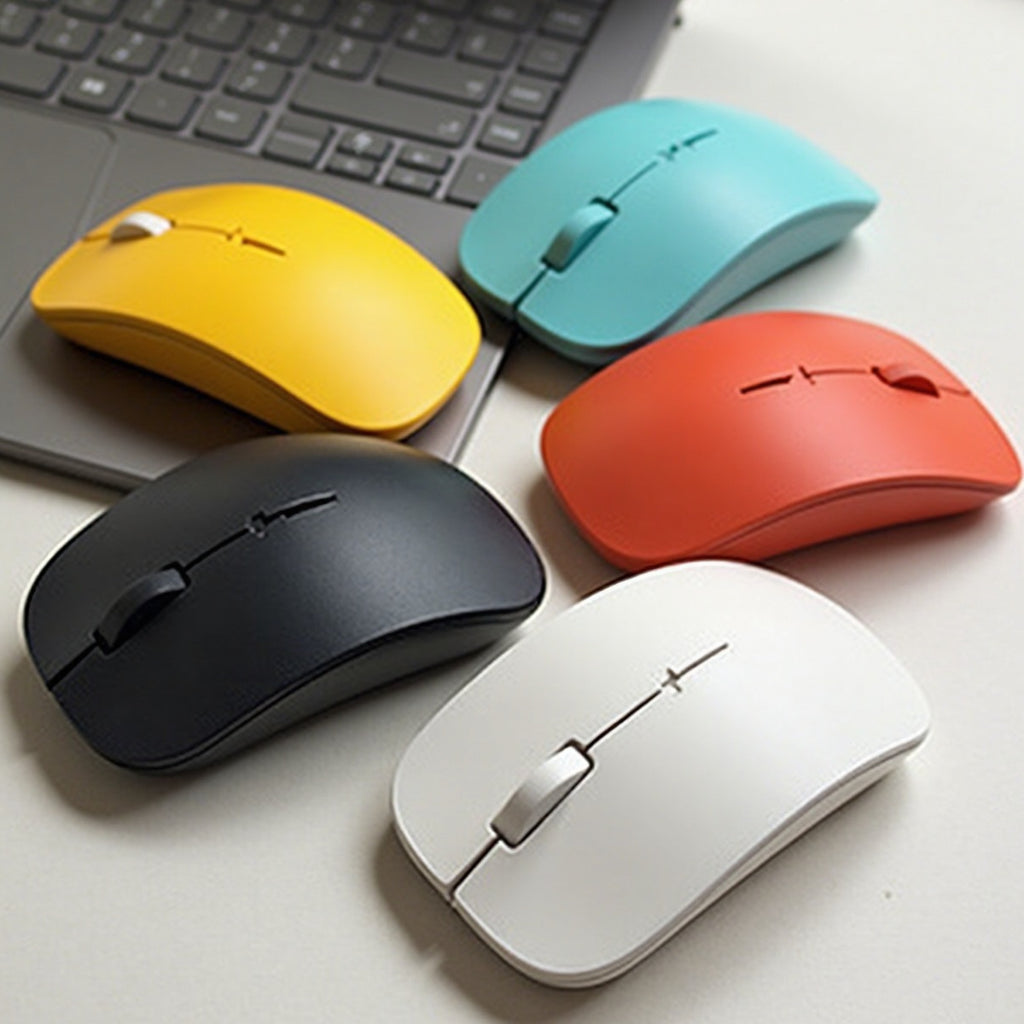2 4G Light Mute Wireless Computer Mouse