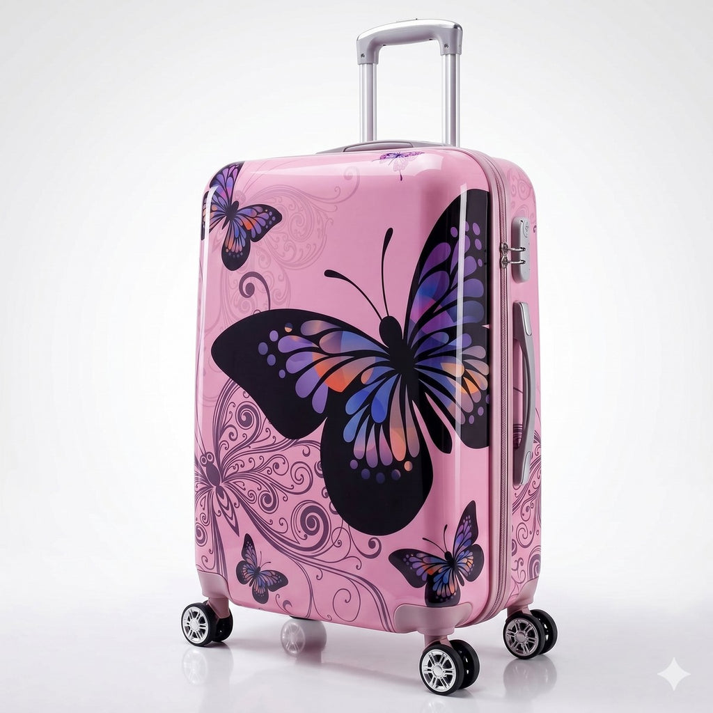 LumiCase Butterfly 20" Hardshell Luggage #FA315