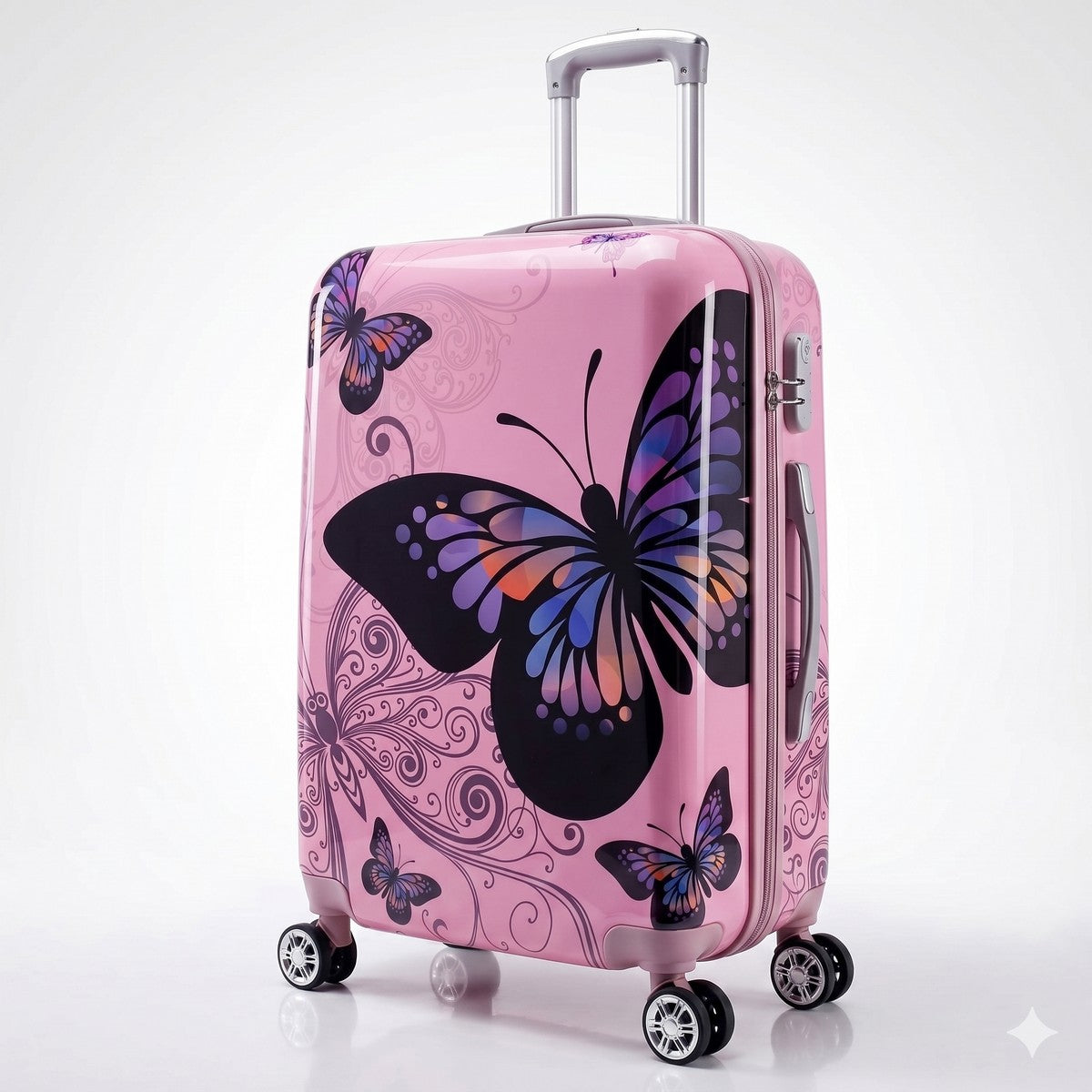 LumiCase Butterfly 20" Hardshell Luggage #FA315