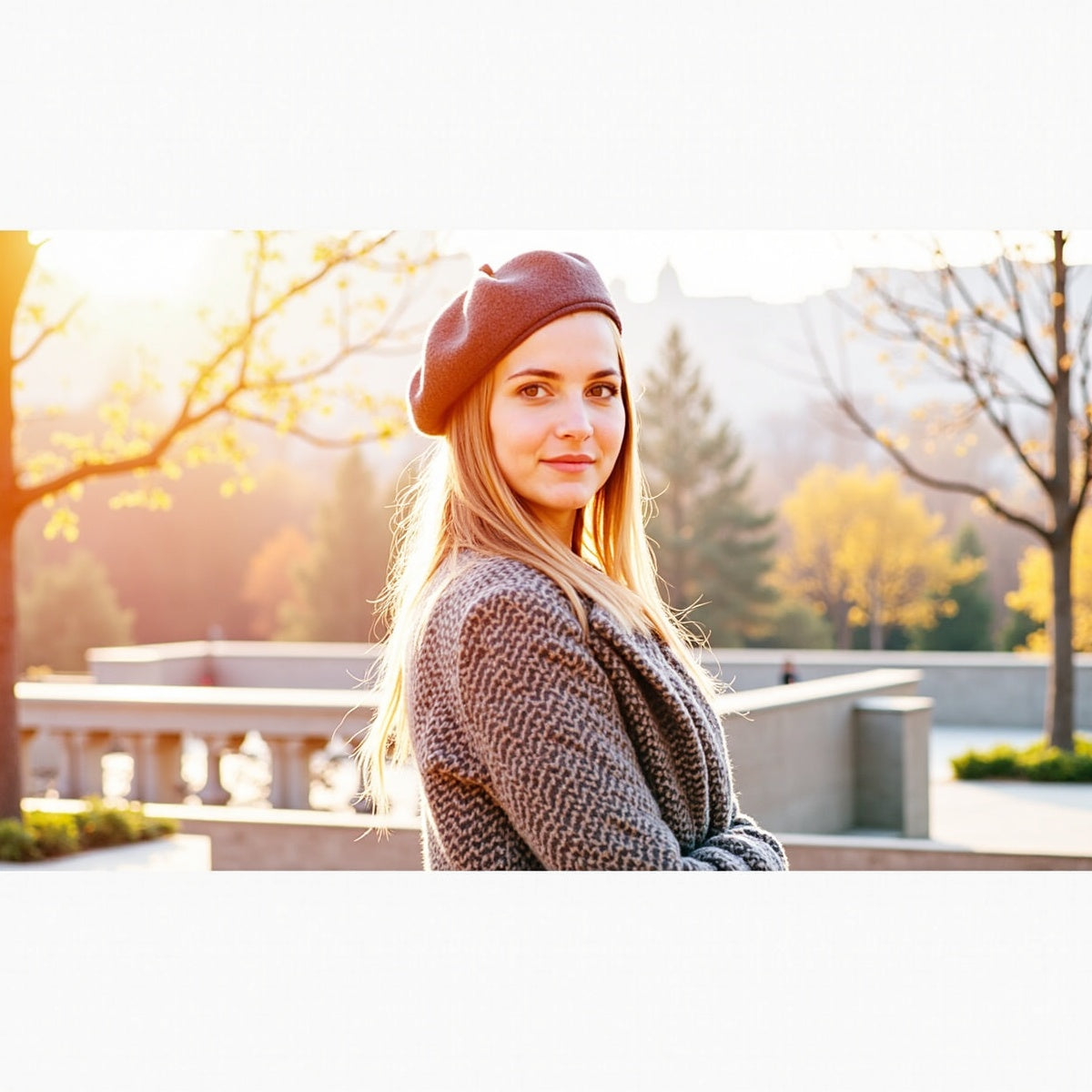 Wool Beret Cap