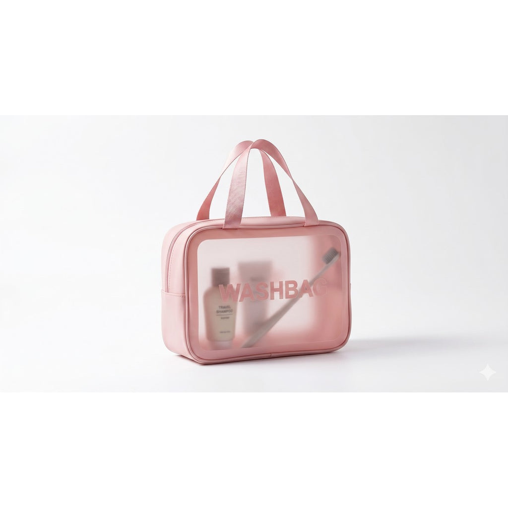FrostPak Frosted PVC Waterproof Toiletry Bag #IVYX124