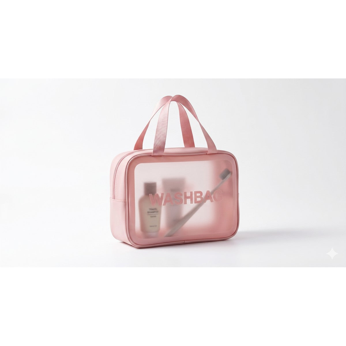 FrostPak Frosted PVC Waterproof Toiletry Bag #IVYX124