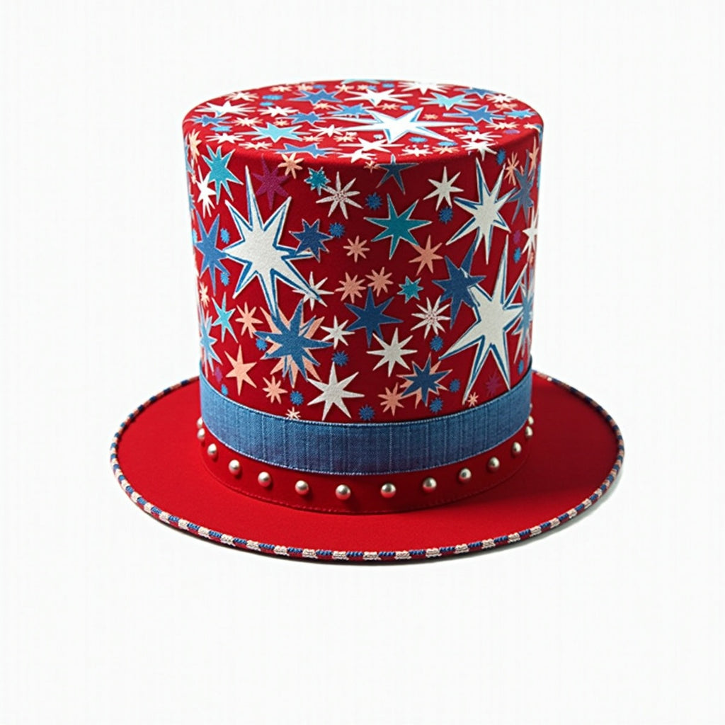 Red Blue White Holiday Decorative Hat Red White Blue Independence Festive Party Hat