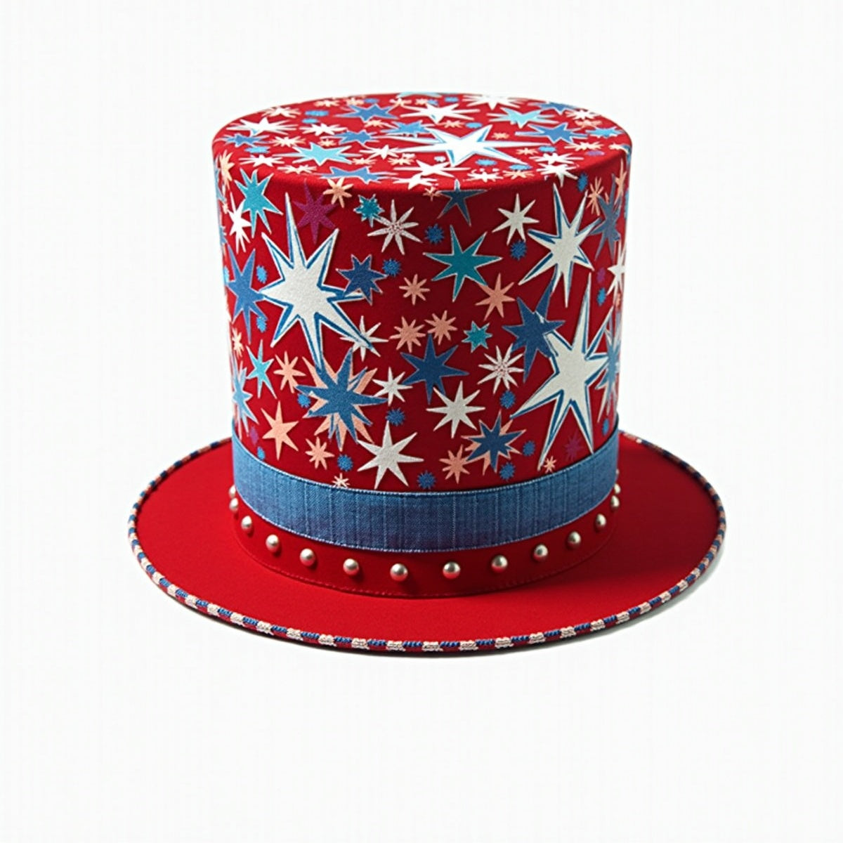 Red Blue White Holiday Decorative Hat Red White Blue Independence Festive Party Hat