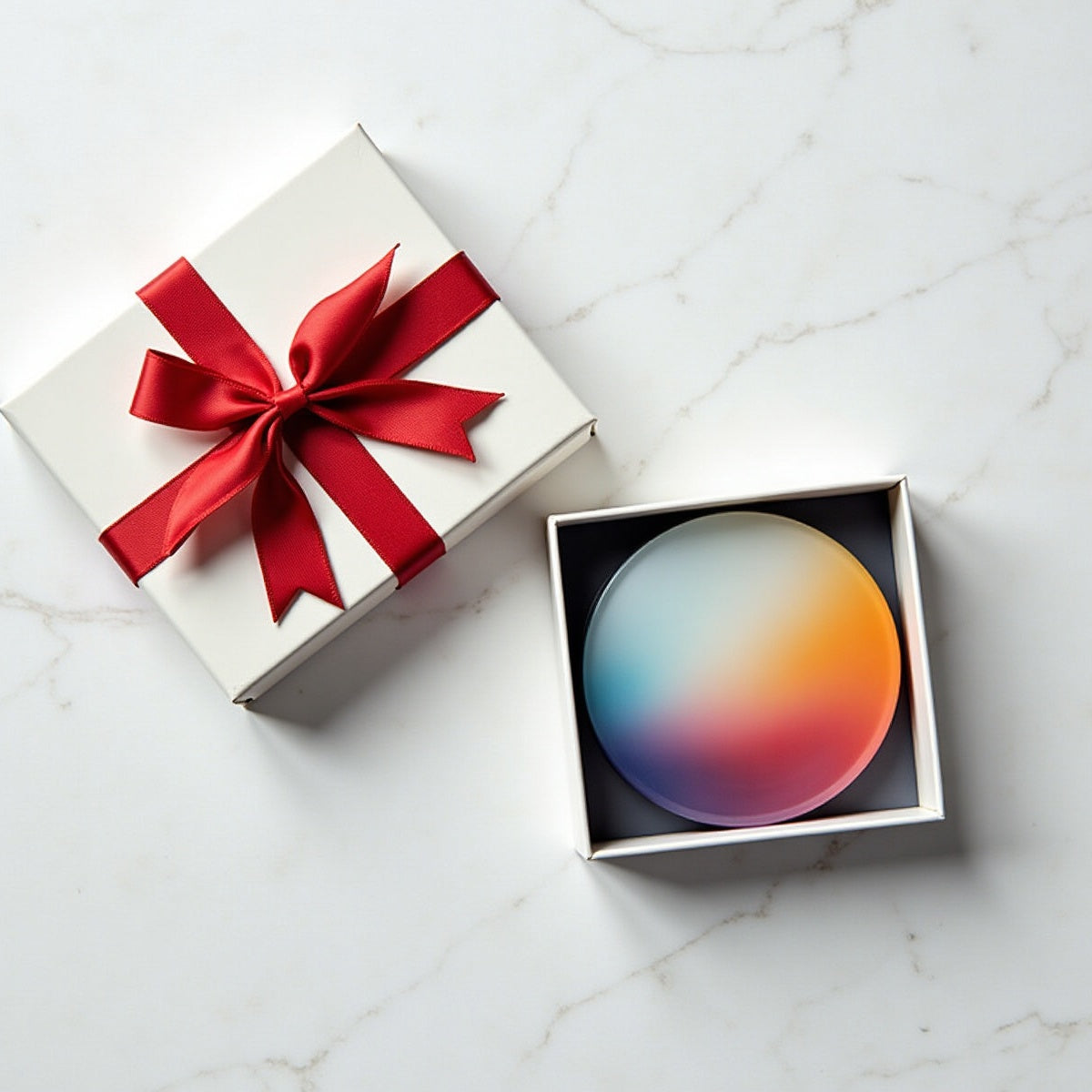 Gradient Acrylic Round Coaster