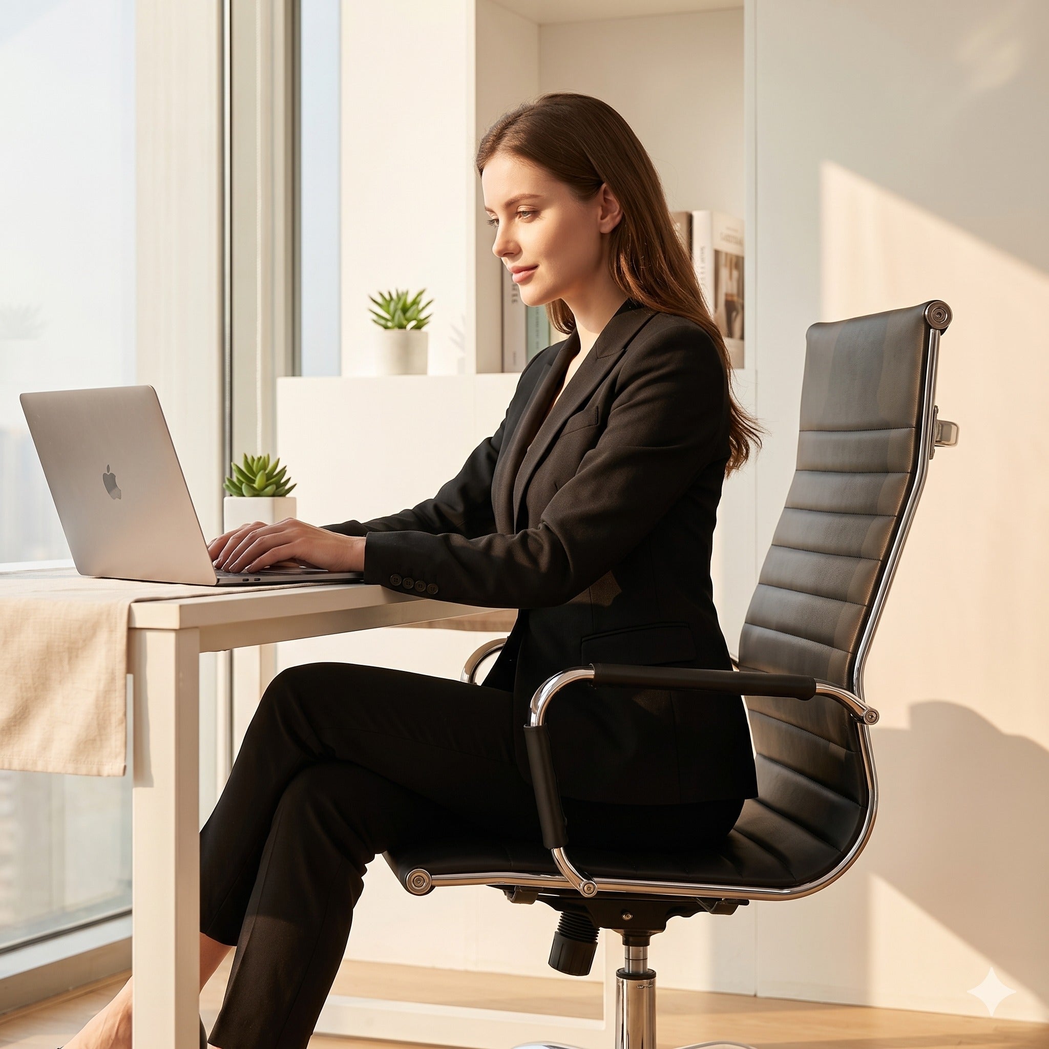 Executive PU Leather Swivel Office Chair #MIC354