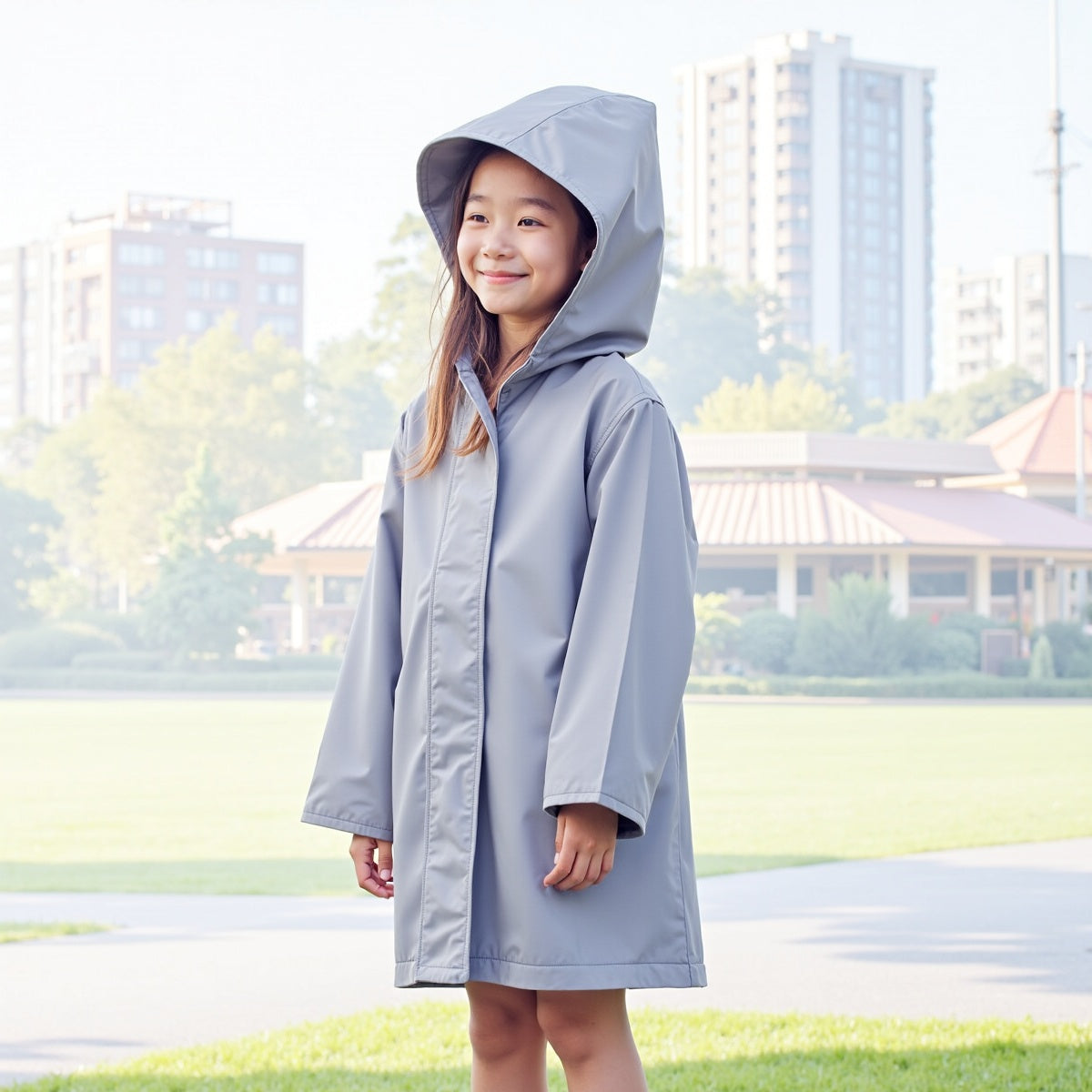 Foldable Children Ufo Hat Raincoat