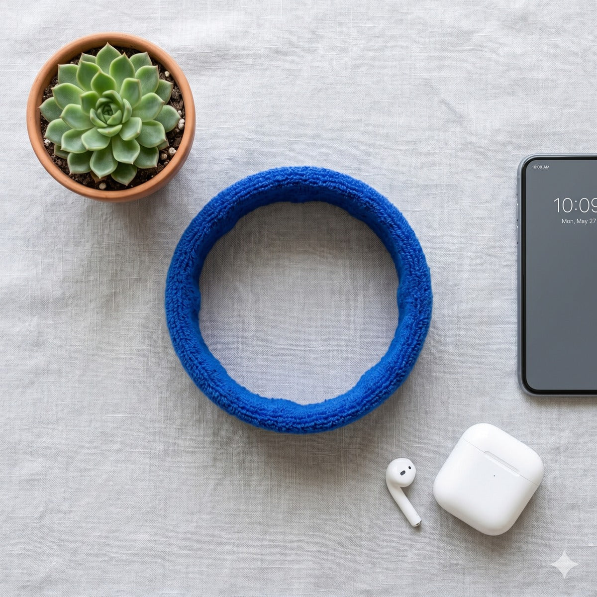 Non-Slip Terry Performance Headband #IVYR0102